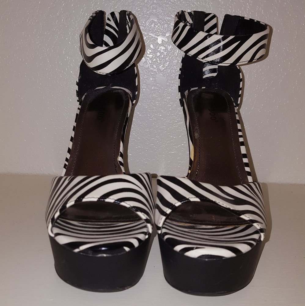 Zebra striped wedges
